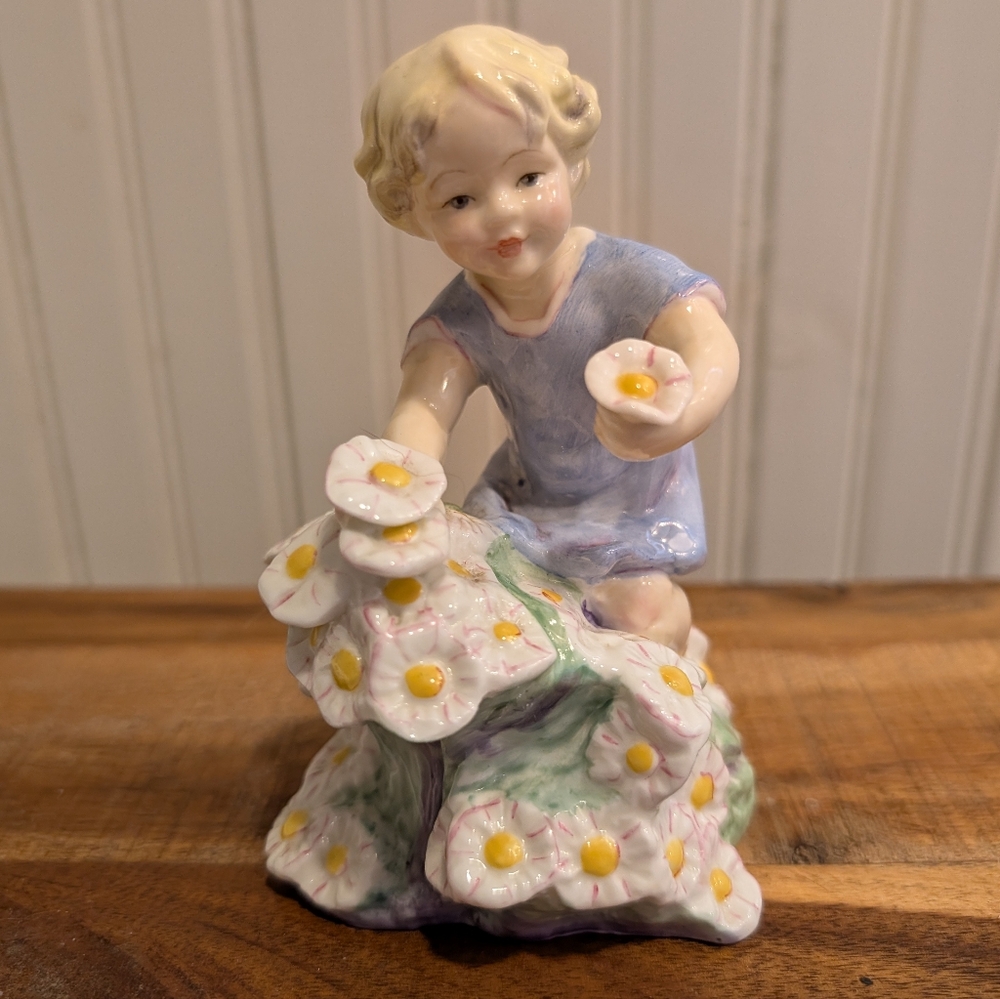 Vintage Royal Worcester May Girl Months Of The Year Figure